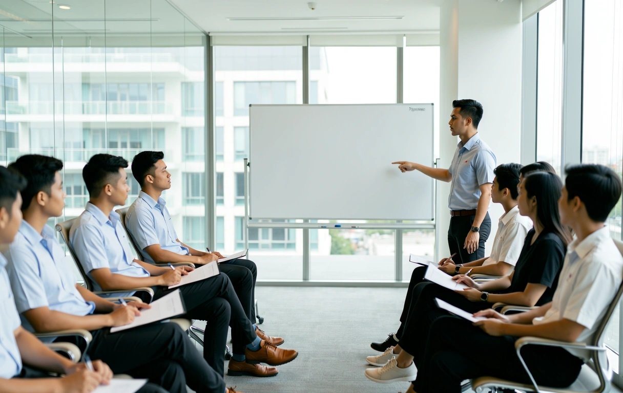 In-person learning session